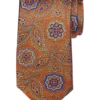 Joseph Abboud Narrow Silk Tie, Rust Paisley Medallion -Joseph Abboud MW40 8VEH 15 JOSEPH ABBOUD RUST MAIN