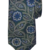Joseph Abboud Narrow Silk Tie, Olive Paisley Medallion -Joseph Abboud MW40 8VEH 43 JOSEPH ABBOUD OLIVE MAIN