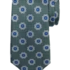 Joseph Abboud Narrow Silk Tie, Olive Medallion -Joseph Abboud MW40 8VEL 43 JOSEPH ABBOUD OLIVE MAIN