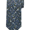 Joseph Abboud Narrow Tie, Navy & Blue Floral -Joseph Abboud MW40 8W7E 04 JOSEPH ABBOUD NVY BLU MAIN