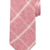 Joseph Abboud Narrow Tie, Berry Windowpane -Joseph Abboud MW40 8WFH 51 JOSEPH ABBOUD BERRY MAIN