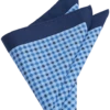 Joseph Abboud Pocket Square, Navy & Blue Check -Joseph Abboud MW40 8WK5 01 JOSEPH ABBOUD NAVY MAIN