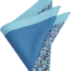 Joseph Abboud Pocket Square, Aqua Multi Pattern 1 Joseph Abboud Pocket Square, Aqua Multi Pattern -Joseph Abboud MW40 8WK6 08 JOSEPH ABBOUD AQUA MAIN