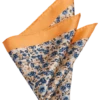 Joseph Abboud Pocket Square, Orange & Blue Floral -Joseph Abboud MW40 8WK9 45 JOSEPH ABBOUD ORANGE MAIN