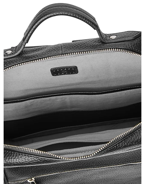 Joseph Abboud Pebble Leather Backpack, Black Joseph Abboud Pebble Leather Backpack, Black -Joseph Abboud MW40 8WZZ 02 JOSEPH ABBOUD BLK BACKPK ALT2