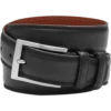 Joseph Abboud Double Loop Leather Belt, Black -Joseph Abboud MW40 8X18 02 JOSEPH ABBOUD BLACK MAIN