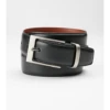 Joseph Abboud Feather Edge Stitched Leather Belt, Black -Joseph Abboud MW40 8X91 02 JOSEPH ABBOUD BLACK MAIN