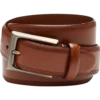 Joseph Abboud Feather Edge Leather Belt, Cognac -Joseph Abboud MW40 8X9E 05 JOSEPH ABBOUD COGNAC MAIN