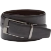 Joseph Abboud Feather Edge Reversible Textured Leather Belt, Black -Joseph Abboud MW40 8XCJ 02 JOSEPH ABBOUD BLACK MAIN