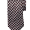 Joseph Abboud Narrow Tie, Burgundy Shepard's Check -Joseph Abboud MW40 8XPD 06 JOSEPH ABBOUD BURGUNDY MAIN