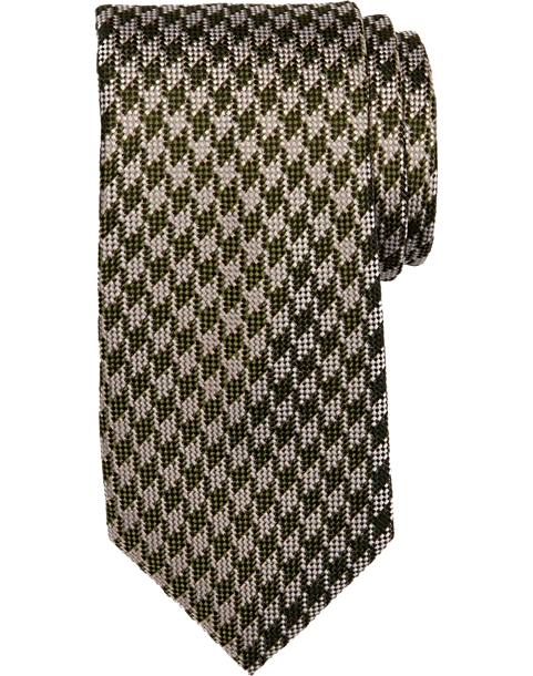 Joseph Abboud Narrow Tie, Olive Shepherd's Check Joseph Abboud Narrow Tie, Olive Shepherd's Check -Joseph Abboud MW40 8XPD 66 JOSEPH ABBOUD OLIVE MAIN