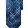 Joseph Abboud Narrow Tie, Blue Tonal Plaid -Joseph Abboud MW40 8XPE 04 JOSEPH ABBOUD BLUE MAIN