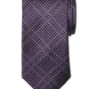 Joseph Abboud Narrow Tie, Purple Tonal Plaid -Joseph Abboud MW40 8XPE 32 JOSEPH ABBOUD PURPLE MAIN