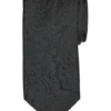 Joseph Abboud Narrow Tie, Black Tonal Paisley -Joseph Abboud MW40 8XR4 02 JOSEPH ABBOUD BLACK MAIN