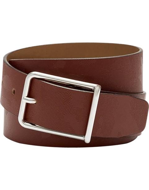 Joseph Abboud Leather Casual Belt, Cognac Abstract Geo Joseph Abboud Leather Casual Belt, Cognac Abstract Geo -Joseph Abboud MW40 8XRJ 05 JOSEPH ABBOUD COGNAC MAIN