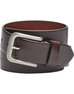 Joseph Abboud Leather Casual Belt, Brown