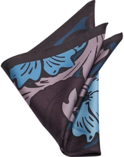 Joseph Abboud Pocket Square, Purple Western Floral