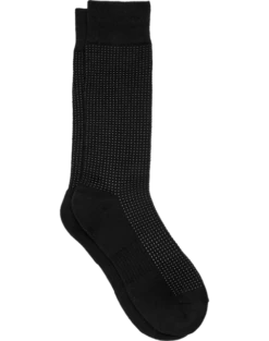 Joseph Abboud Socks, Black Micro Dots