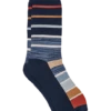 Joseph Abboud Socks, Multi Albury Stripe -Joseph Abboud MW40 8Y7U 01 JOSEPH ABBOUD NAVY MAIN