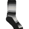 Joseph Abboud Socks, Jameson Stripe -Joseph Abboud MW40 8Y7V 02 JOSEPH ABBOUD BLACK MAIN