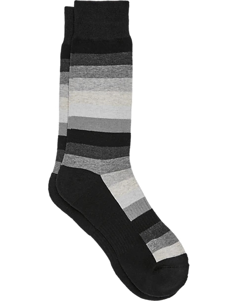 Joseph Abboud Socks, Jameson Stripe Joseph Abboud Socks, Jameson Stripe -Joseph Abboud MW40 8Y7V 02 JOSEPH ABBOUD BLACK MAIN