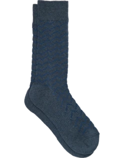 Joseph Abboud Socks, Navy Chevron