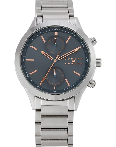 Joseph Abboud Watch, Silver & Slate Gray Joseph Abboud Watch, Silver & Slate Gray -Joseph Abboud MW40 8Y94 25 JOSEPH ABBOUD SILVER MAIN