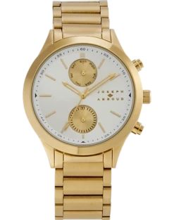 Joseph Abboud Watch, Gold & White